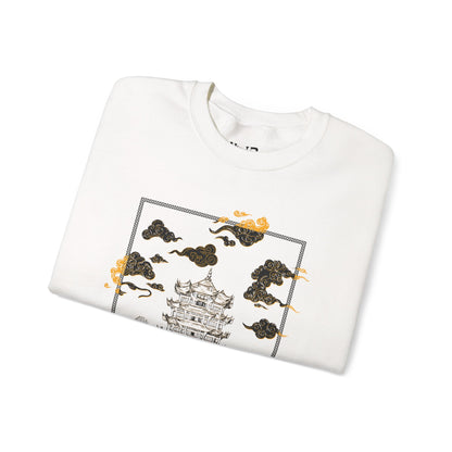 Serene Mountain Landscape Sweatshirt, Cozy Unisex Crewneck, Perfect for Relaxation, Travel, Gift for Nature Lovers, Casual Wear