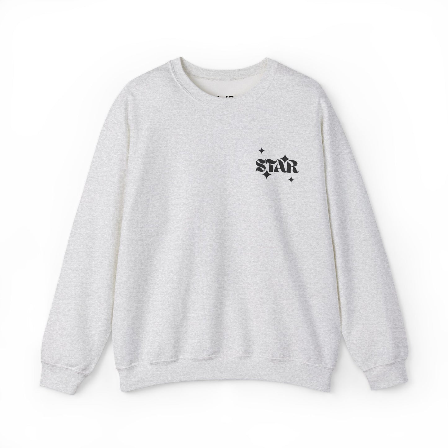 Star Chest Logo Sweatshirt — Minimal STAR crewneck