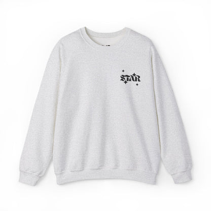 Star Chest Logo Sweatshirt — Minimal STAR crewneck