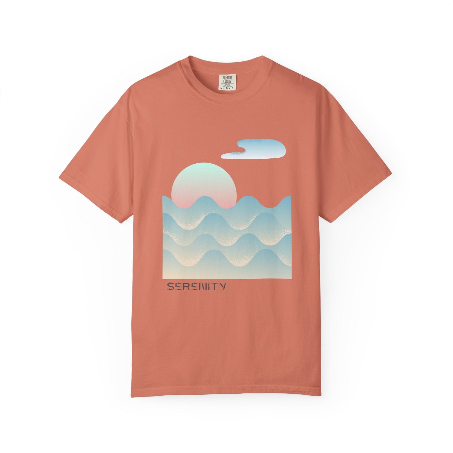 Serenity Wave Unisex T-Shirt | Relaxed Fit Tee for Nature Lovers | Beach Vibes, Gift for Him/Her, Casual Wear, Holiday Outfit, Summer Style