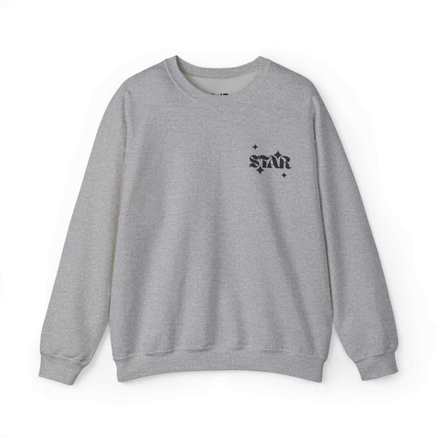 Star Chest Logo Sweatshirt — Minimal STAR crewneck