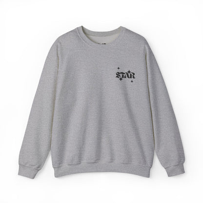 Star Chest Logo Sweatshirt — Minimal STAR crewneck