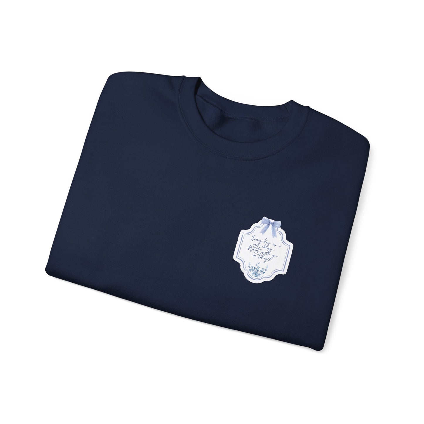 Charming Floral Crewneck Sweatshirt, Cozy Pullover, Everyday Wear