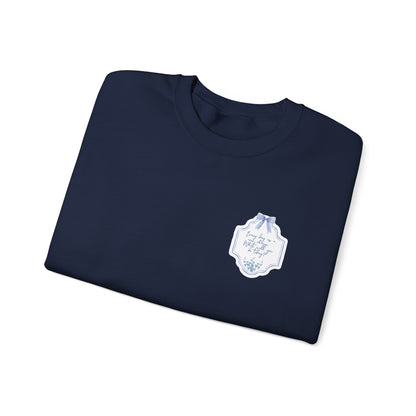 Charming Floral Crewneck Sweatshirt, Cozy Pullover, Everyday Wear