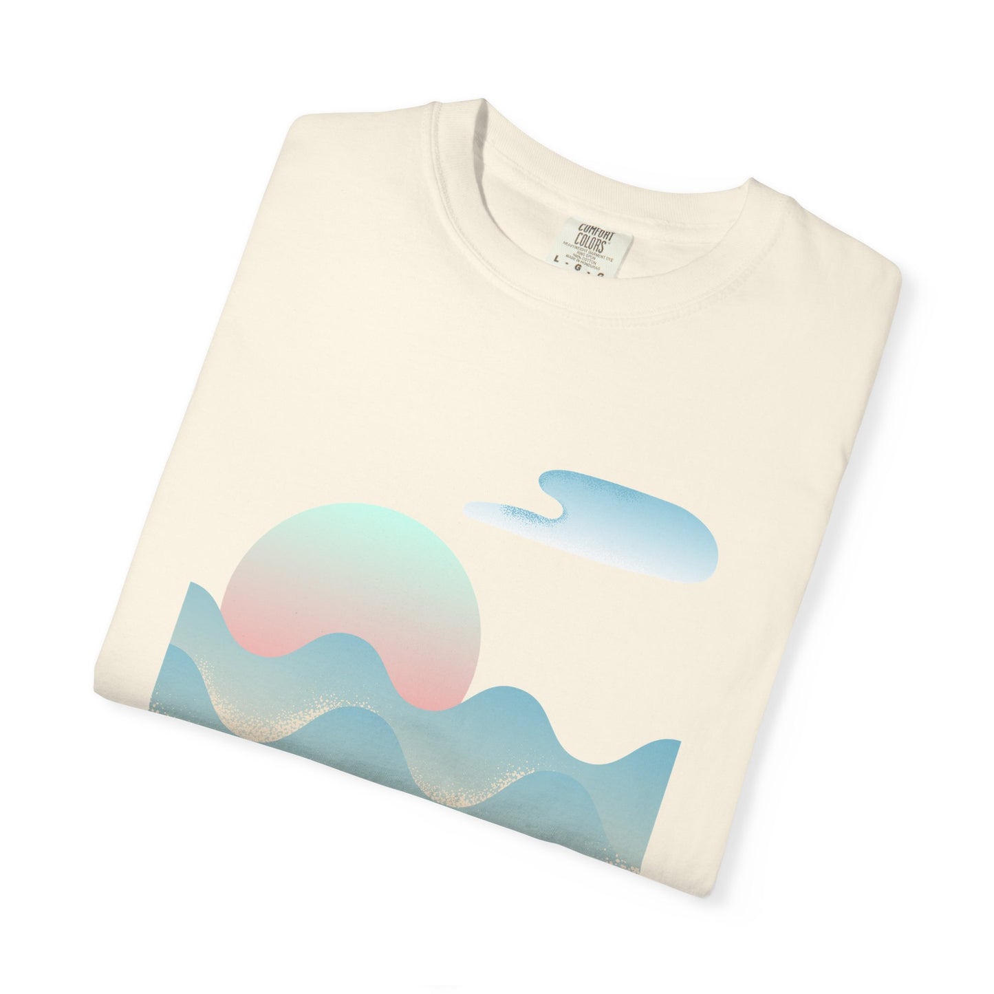 Serenity Wave Unisex T-Shirt | Relaxed Fit Tee for Nature Lovers | Beach Vibes, Gift for Him/Her, Casual Wear, Holiday Outfit, Summer Style