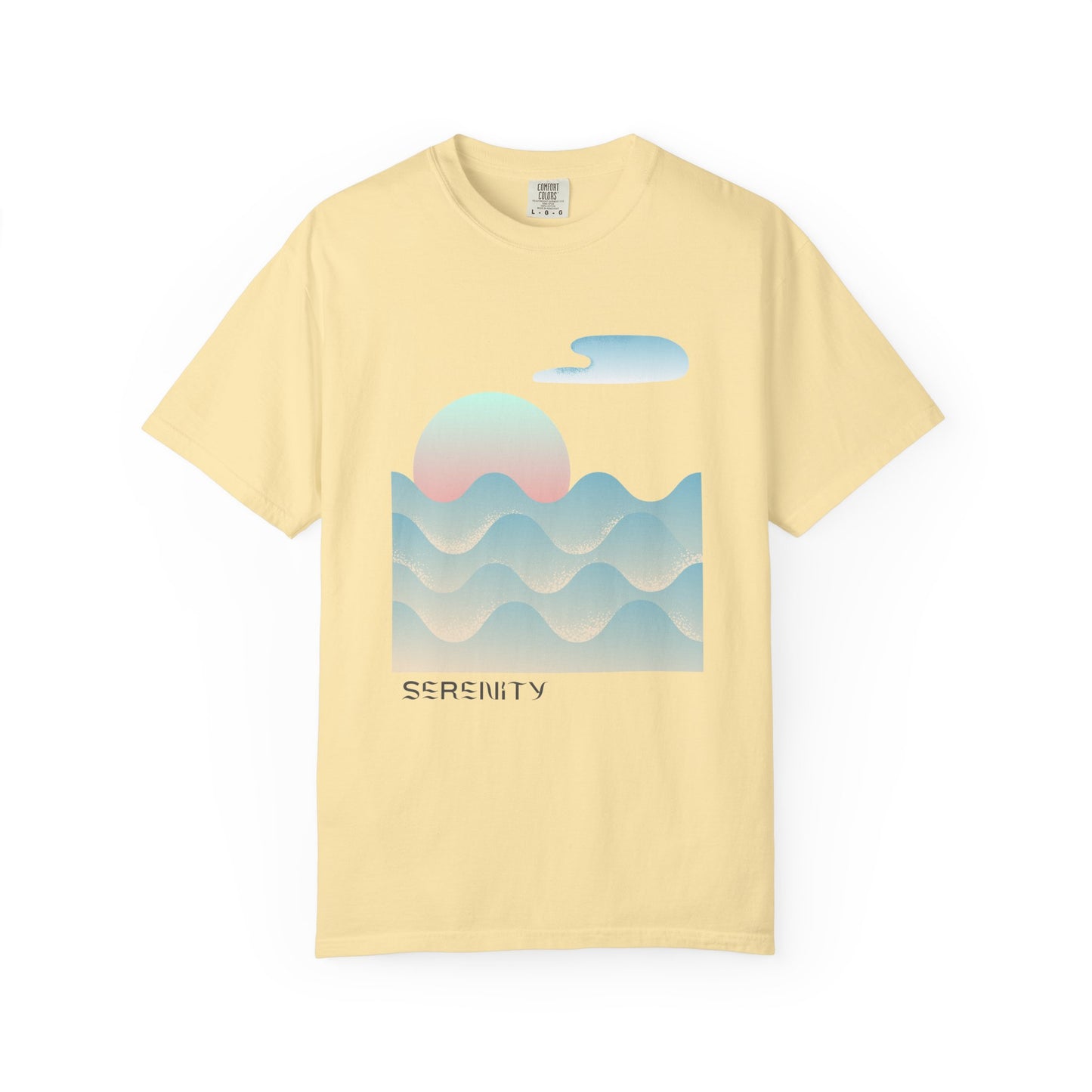 Serenity Wave Unisex T-Shirt | Relaxed Fit Tee for Nature Lovers | Beach Vibes, Gift for Him/Her, Casual Wear, Holiday Outfit, Summer Style