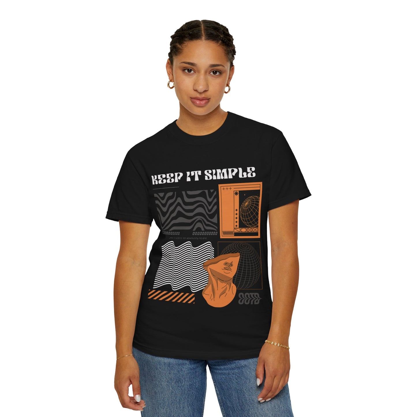 Modern Graphic T-Shirt, Casual Wear, Unisex Tee,