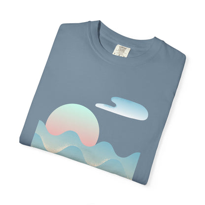 Serenity Wave Unisex T-Shirt | Relaxed Fit Tee for Nature Lovers | Beach Vibes, Gift for Him/Her, Casual Wear, Holiday Outfit, Summer Style