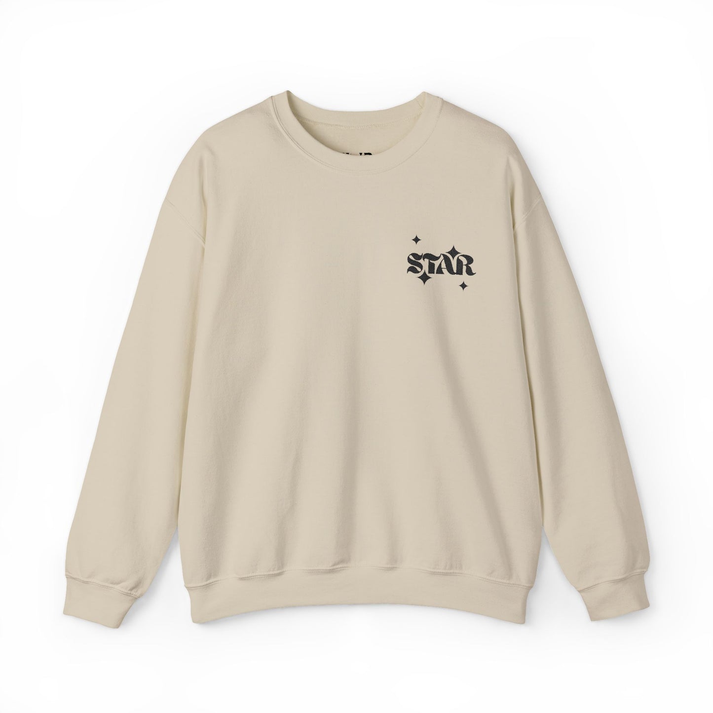 Star Chest Logo Sweatshirt — Minimal STAR crewneck