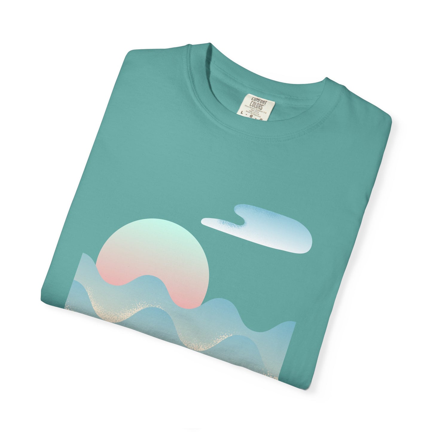 Serenity Wave Unisex T-Shirt | Relaxed Fit Tee for Nature Lovers | Beach Vibes, Gift for Him/Her, Casual Wear, Holiday Outfit, Summer Style