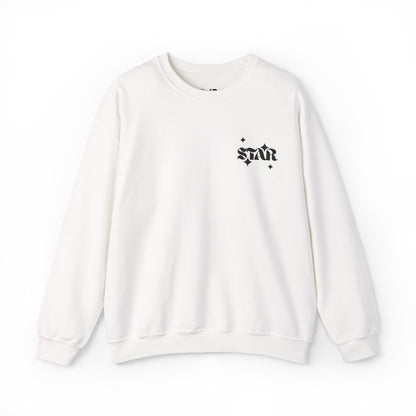 Star Chest Logo Sweatshirt — Minimal STAR crewneck