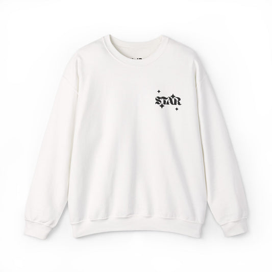 Star Chest Logo Sweatshirt — Minimal STAR crewneck