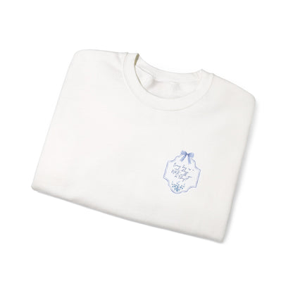 Charming Floral Crewneck Sweatshirt, Cozy Pullover, Everyday Wear