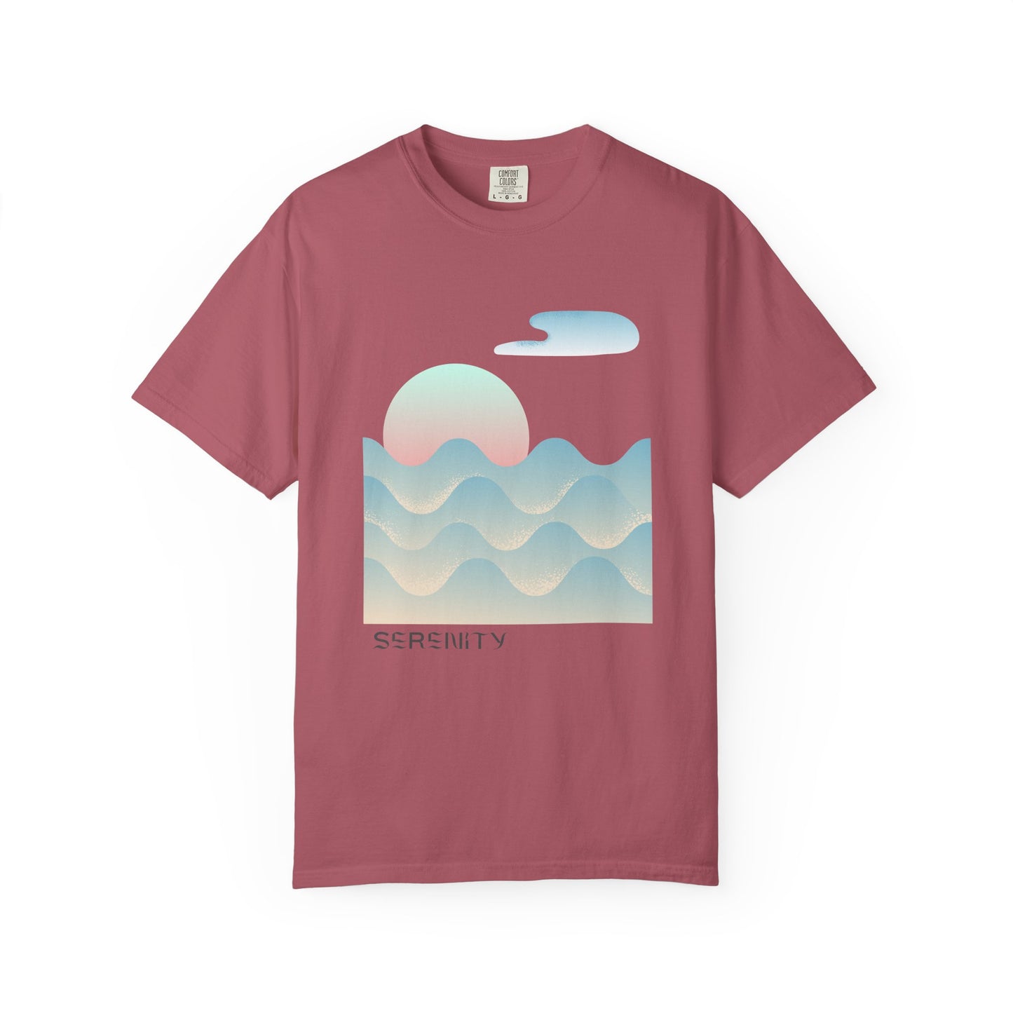Serenity Wave Unisex T-Shirt | Relaxed Fit Tee for Nature Lovers | Beach Vibes, Gift for Him/Her, Casual Wear, Holiday Outfit, Summer Style