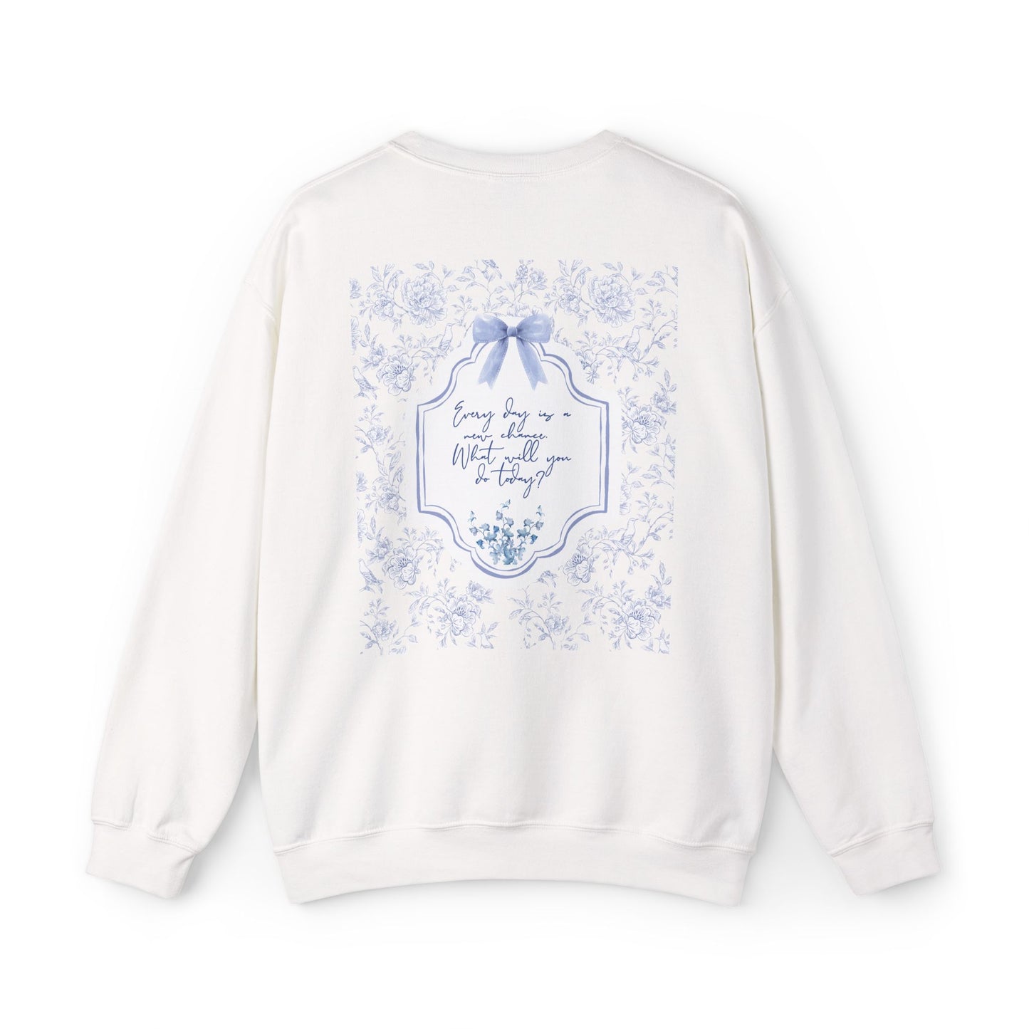 Charming Floral Crewneck Sweatshirt, Cozy Pullover, Everyday Wear