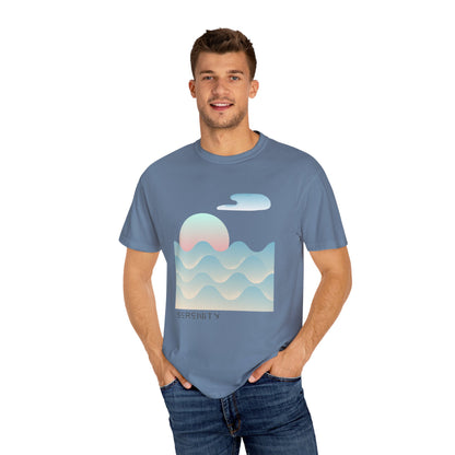Serenity Wave Unisex T-Shirt | Relaxed Fit Tee for Nature Lovers | Beach Vibes, Gift for Him/Her, Casual Wear, Holiday Outfit, Summer Style