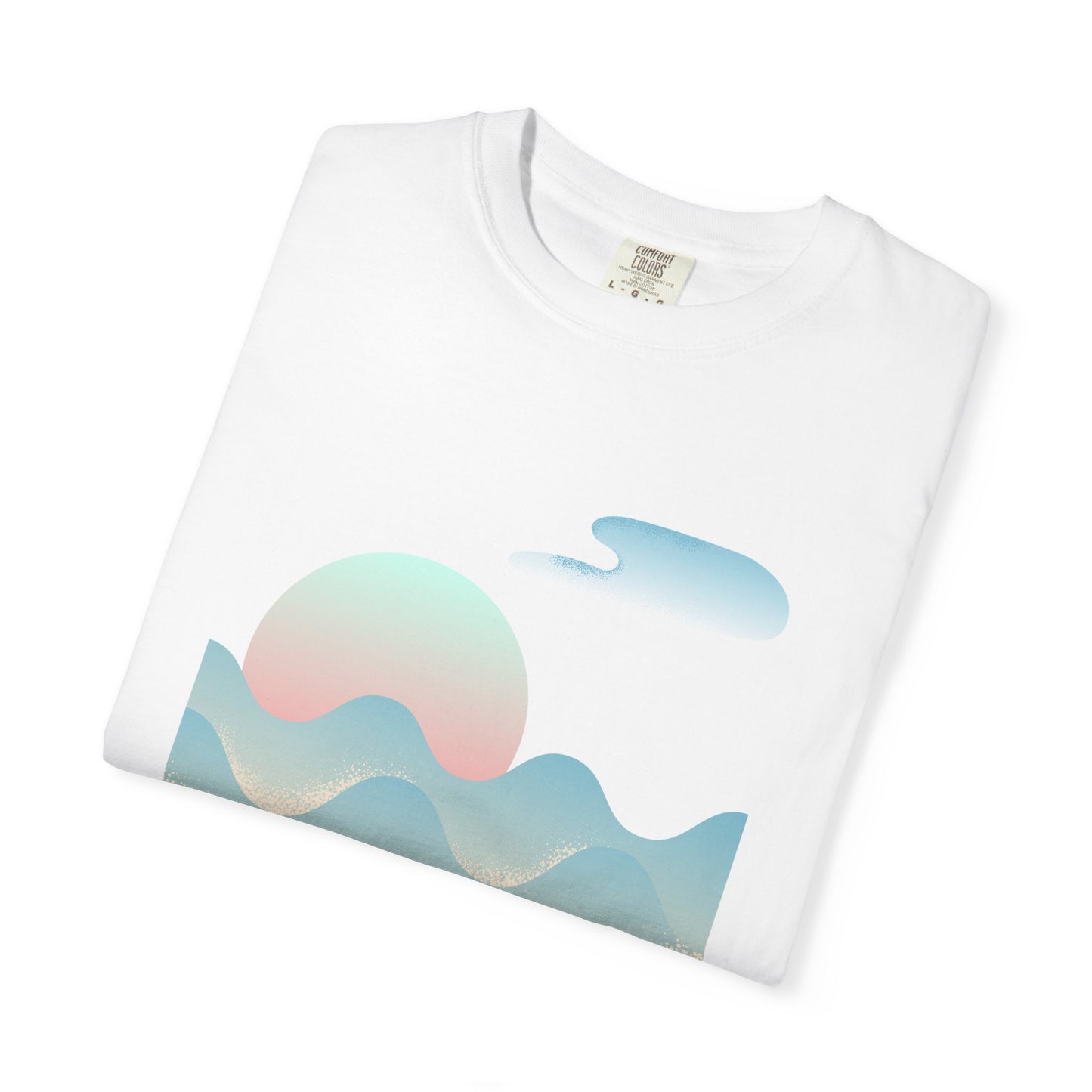 Serenity Wave Unisex T-Shirt | Relaxed Fit Tee for Nature Lovers | Beach Vibes, Gift for Him/Her, Casual Wear, Holiday Outfit, Summer Style