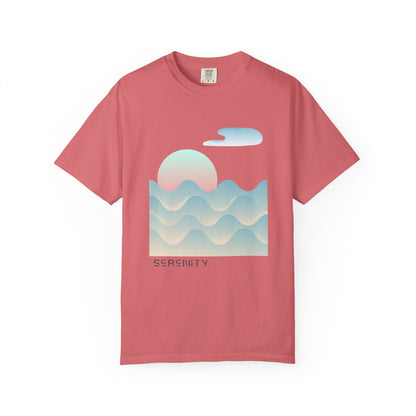 Serenity Wave Unisex T-Shirt | Relaxed Fit Tee for Nature Lovers | Beach Vibes, Gift for Him/Her, Casual Wear, Holiday Outfit, Summer Style