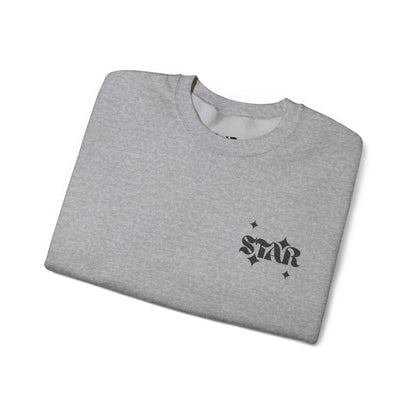 Star Chest Logo Sweatshirt — Minimal STAR crewneck