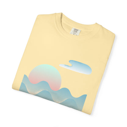 Serenity Wave Unisex T-Shirt | Relaxed Fit Tee for Nature Lovers | Beach Vibes, Gift for Him/Her, Casual Wear, Holiday Outfit, Summer Style