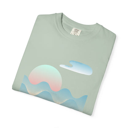 Serenity Wave Unisex T-Shirt | Relaxed Fit Tee for Nature Lovers | Beach Vibes, Gift for Him/Her, Casual Wear, Holiday Outfit, Summer Style