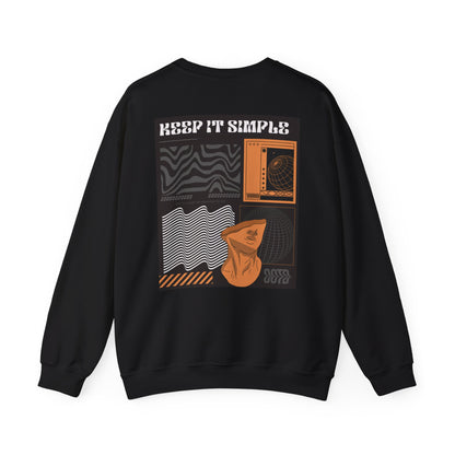 Keep It Simple Crewneck Sweatshirt - Cozy Casual Unisex crewneck, Perfect for Everyday Wear