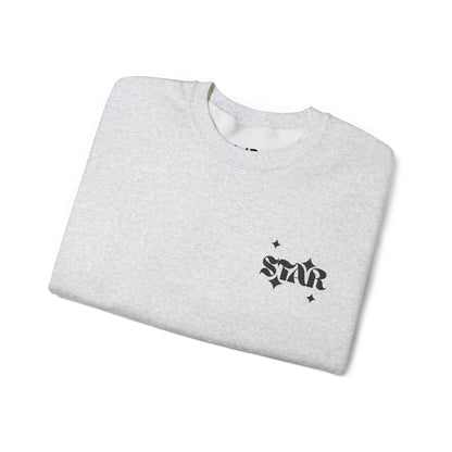 Star Chest Logo Sweatshirt — Minimal STAR crewneck