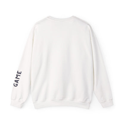Unisex Crewneck Sweatshirt - Start The Game Design, Cozy Apparel for Gamers, Casual Wear