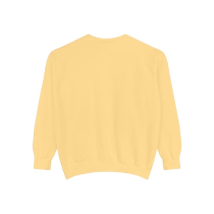 Hearty & Cute Garment-Dyed Sweatshirt — 'Hearty and Cute' Cozy Crewneck
