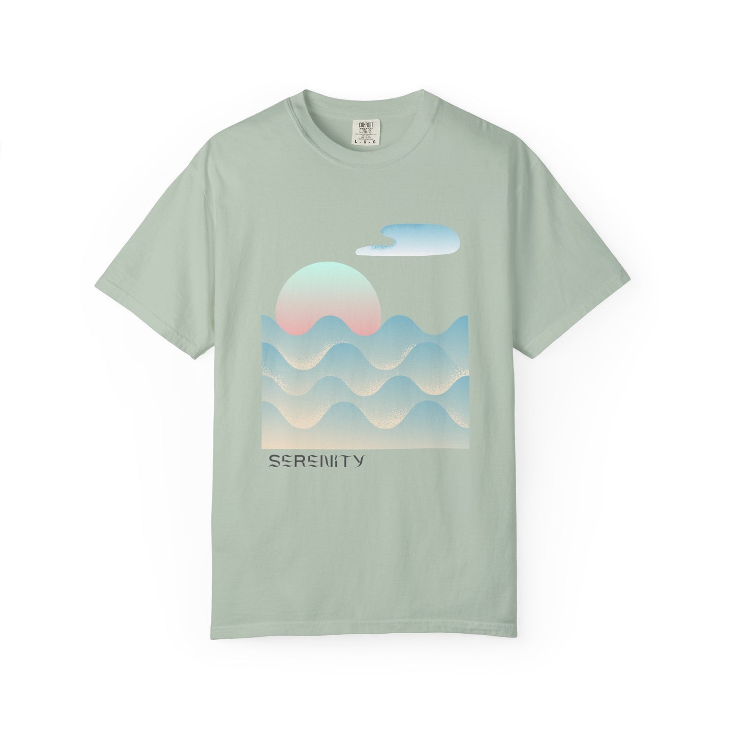 Serenity Wave Unisex T-Shirt | Relaxed Fit Tee for Nature Lovers | Beach Vibes, Gift for Him/Her, Casual Wear, Holiday Outfit, Summer Style