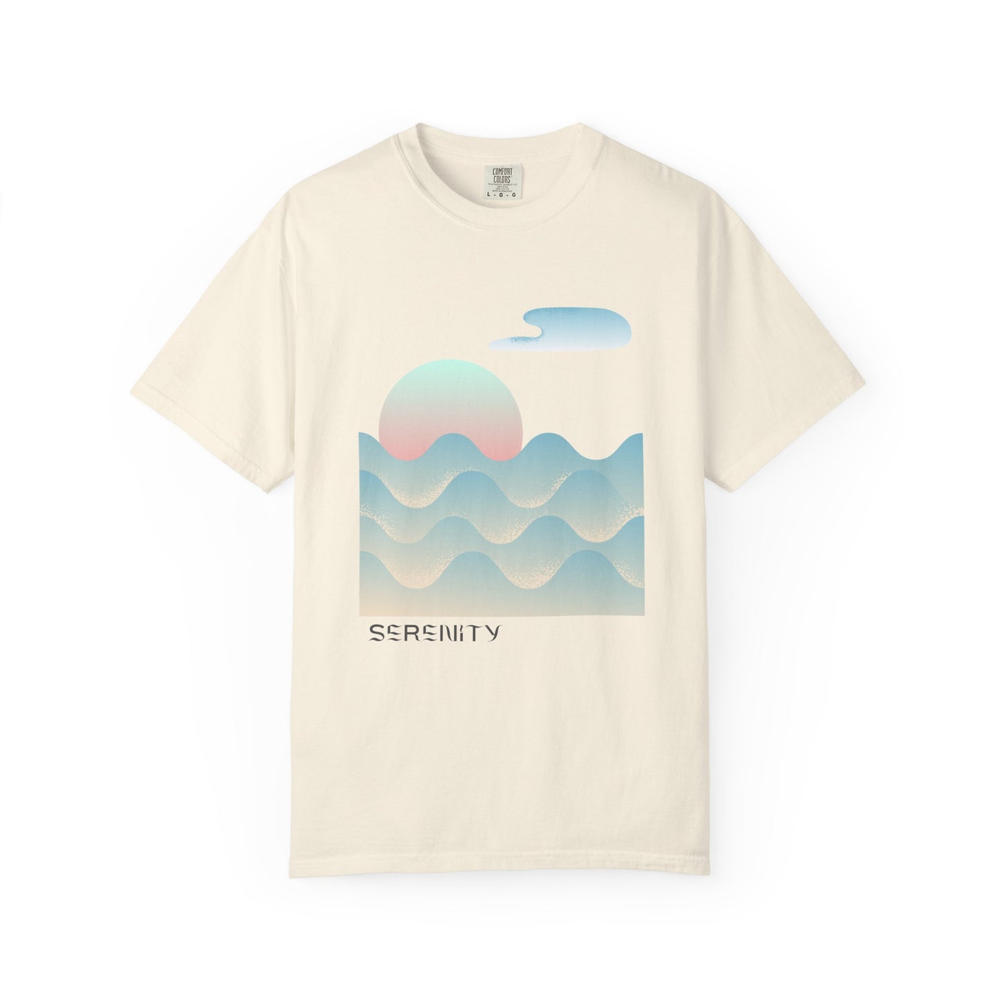 Serenity Wave Unisex T-Shirt | Relaxed Fit Tee for Nature Lovers | Beach Vibes, Gift for Him/Her, Casual Wear, Holiday Outfit, Summer Style